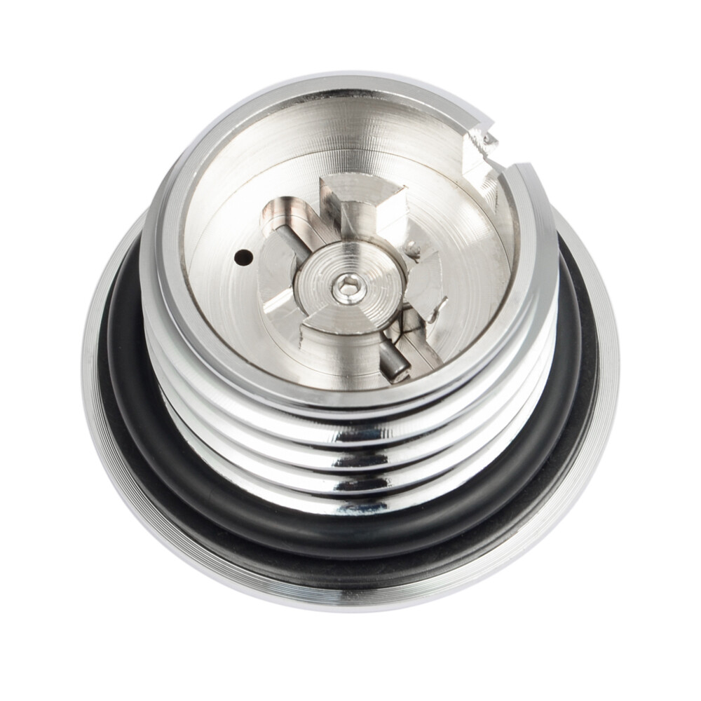 Chrome PopUp Fuel Tank Gas Cap Cover For Harley Dyna Electra Glide