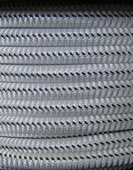Cabo de choque elástico 5/16" 1000 pés branco com traçador preto grau marinho resistente - Imagem 2 de 2