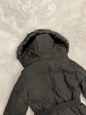 【ZARA】FAUX FUR HOODED JACKET ファー パーカー 黒 NWOT Zara Faux Fur Detachable Hooded Zip Up Puffer Jacket