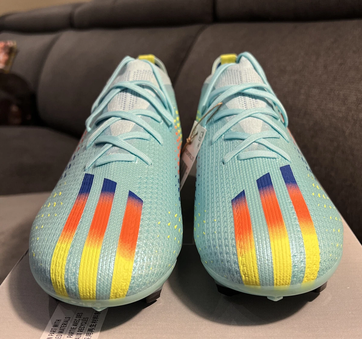 Aqua soccer cleats clearance
