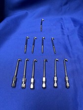 11 Banjo Bracket Round Hooks and 6 Hex Nuts for USA Model Thread from Stewmac