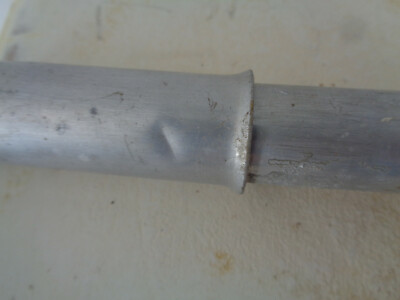 Ancienne pompe à vélo en aluminium Tornade Solibloc