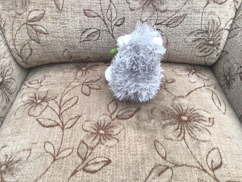 Brand New Hand Knitted Grey Hedgehog’ 6” High - Picture 2 of 2