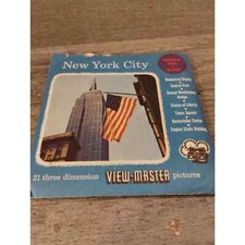View-Master NEW YORK CITY Vacationland Series 3 Reel Set 156, 157, 158