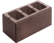 Mauerstein Vollstein Eleganca Rotbraun 40 cm x 20 cm x 16,5 cm