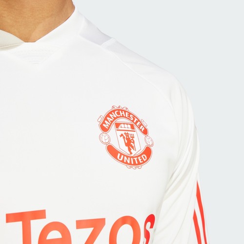 adidas Manchester United Training Shirt Mens - Man Utd Top / Jersey - All Sizes - Picture 6 of 6