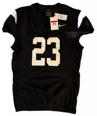 Nike Men s Stock Alpha Pro Football Jersey Sz. Large Black NEW DV3974-012 BLACK