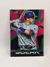 2021 Topps Fire Texas Rangers Nick Solak Base Magenta  #'d/25