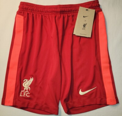NIKE Liverpool FC ショーツ　レッド Nike Boys Liverpool FC Home Soccer Shorts Dri-Fit Color Red DB2565