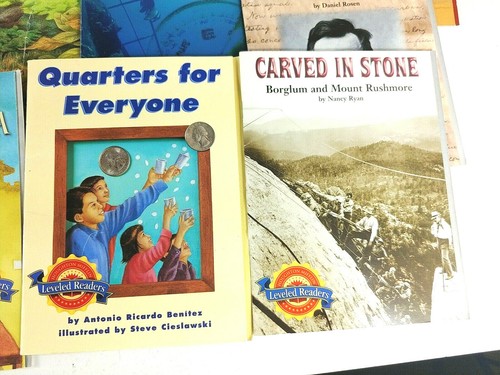 Lot of 19 Harcourt & Houghton Mifflin Leveled Readers Mixed Level 5.2 thru 6.5 - Imagen 5 de 7