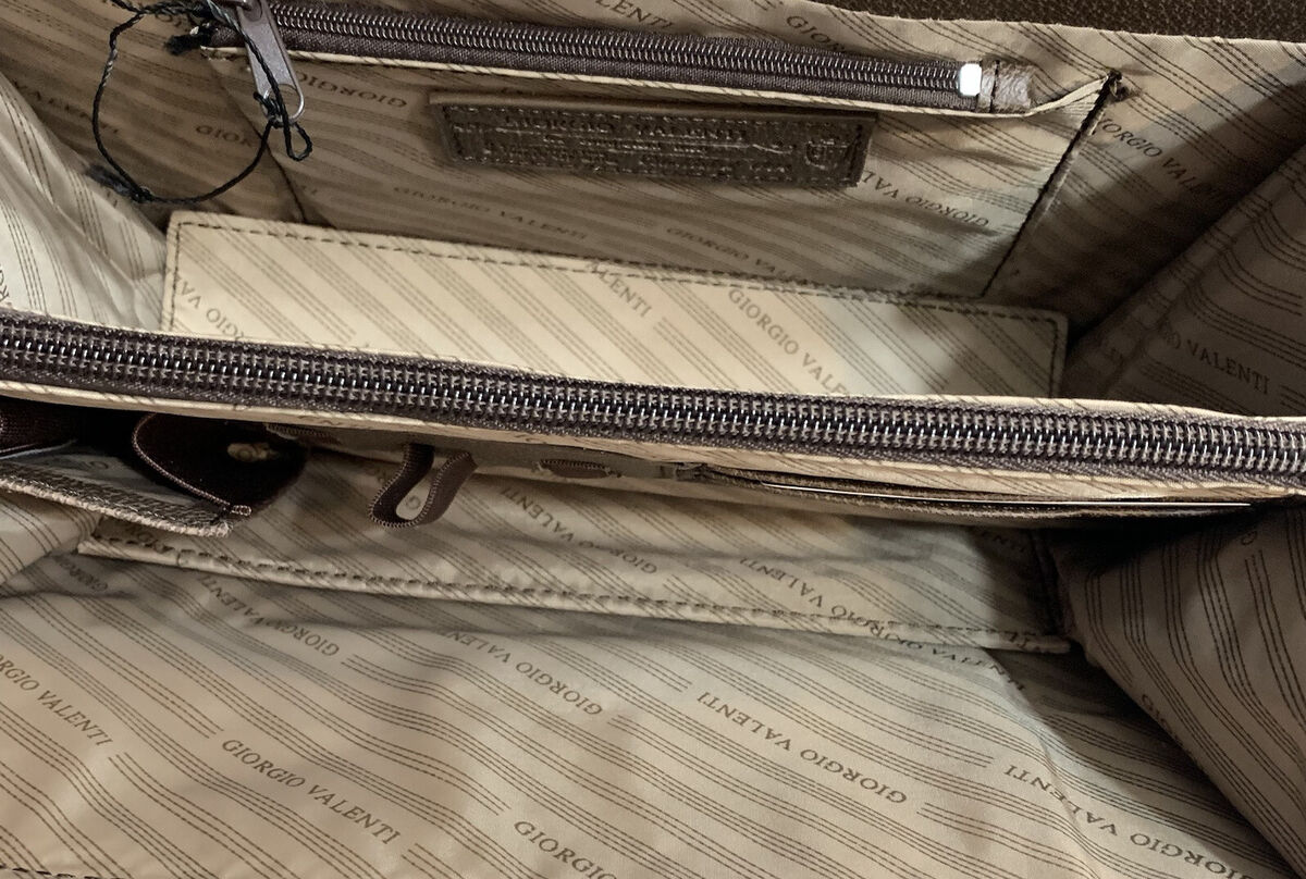 Giorgio Valenti Men's Business Bag w/Lock Never Used Giorgio Valenti Men's Business Bag w/Lock Never Used