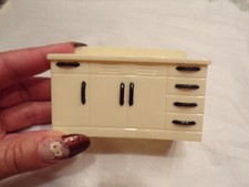 Vtg Plastic Dollhouse Kitchen Sink