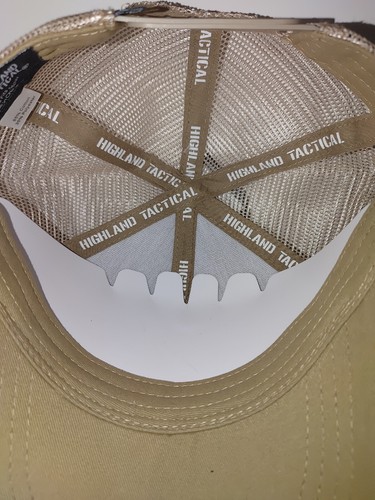 Highland Tactical Khaki USA Logo Snapback Cap NWT - Picture 5 of 8