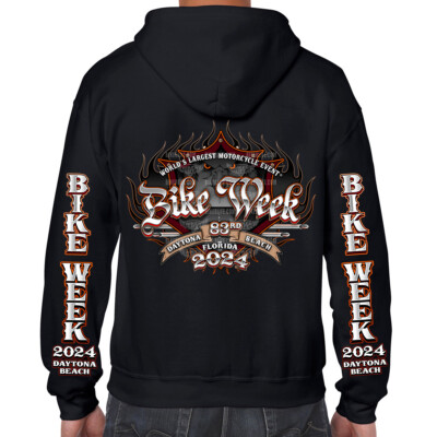 Harley-davidson Daytona printing sweatshirt 裏起毛 BBP5024 Teddy Morse's Daytona Harley-Davidson Men's Exclusive Iconic