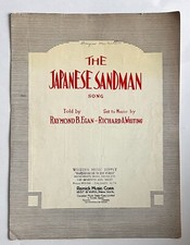 The Japanese Sandman Song Raymond Egan Richard Whiting - 1920 Sheet Music