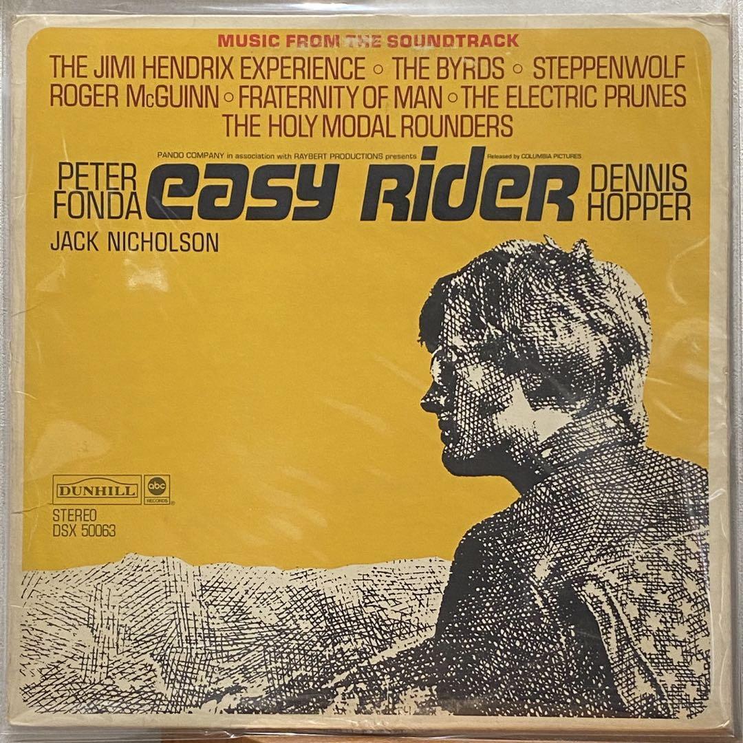 【60's/希少】映画「Easy Rider」サウンドトラック盤LPレコード Us Original Lp Easy Rider 1969 Release Historical Soundtrack