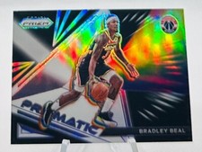 2021-22 Panini Prizm Prizmatic Silver Holo Bradley Beal Wizards #9