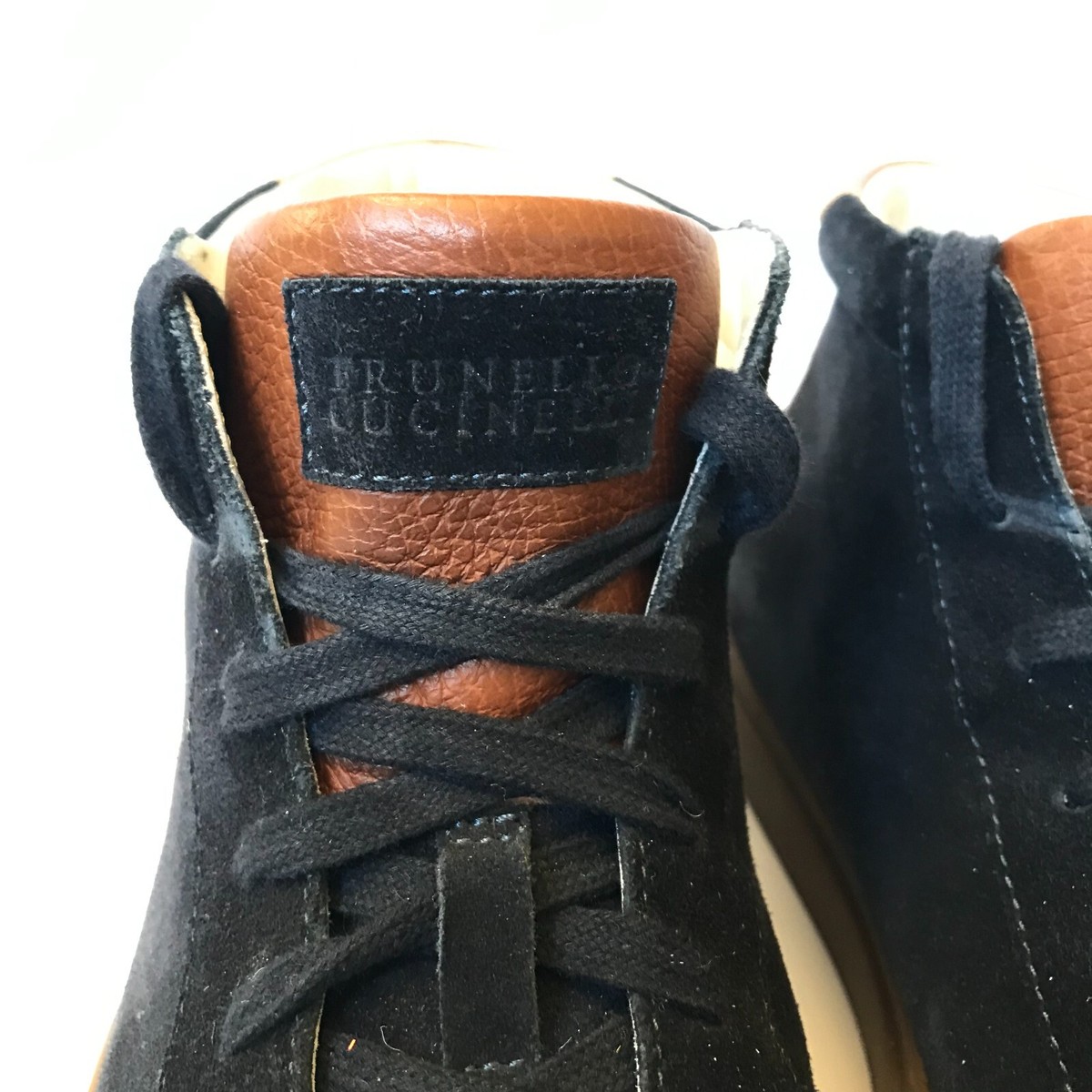 Brunello Cucinelli Mid Top Lace Up Sneakers Shoes Mens 42 9  display picture 3