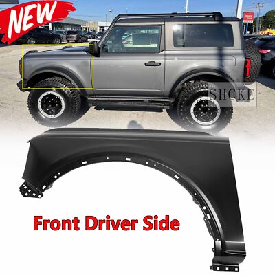 Fender Direct Fit Ford Bronco 2021-2024 Front Left Side Primed M2DZ16006A
