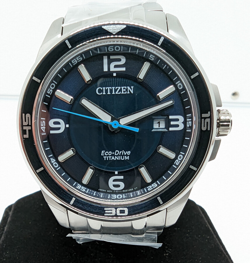 Citizen Brycen Super Titanium Sapphire BM6929-56L Blue Dial Men's