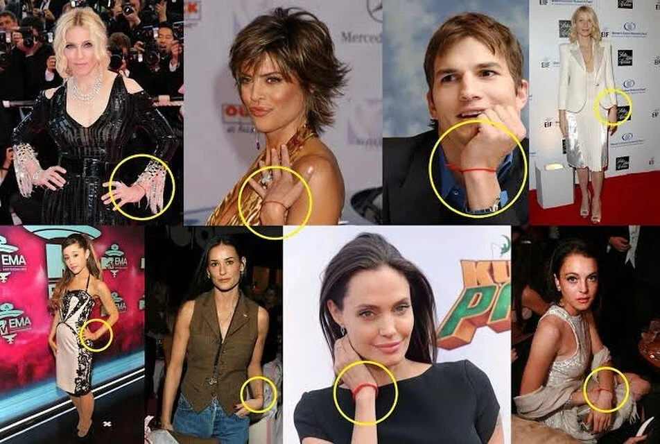 Pulsera Buena Suerte Fortuna para Mejor Protección Regalo - Cuerda Ajustable Cuerda Roja Foto 2 de 4