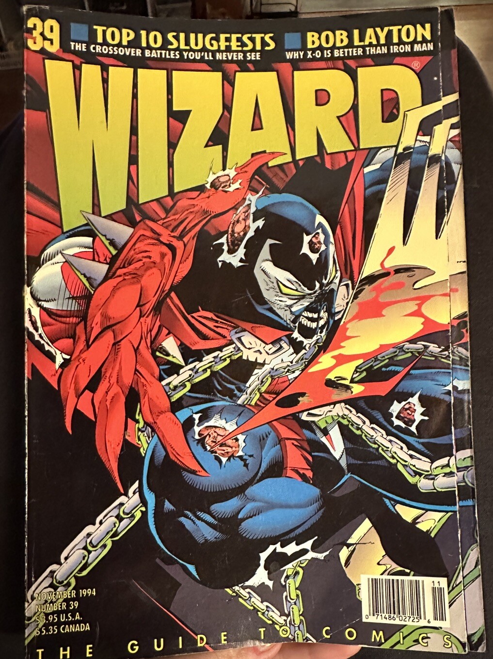 Wizard Magazine #39 (Nov 1994) FN Spawn Cover Greg Capullo | eBay
