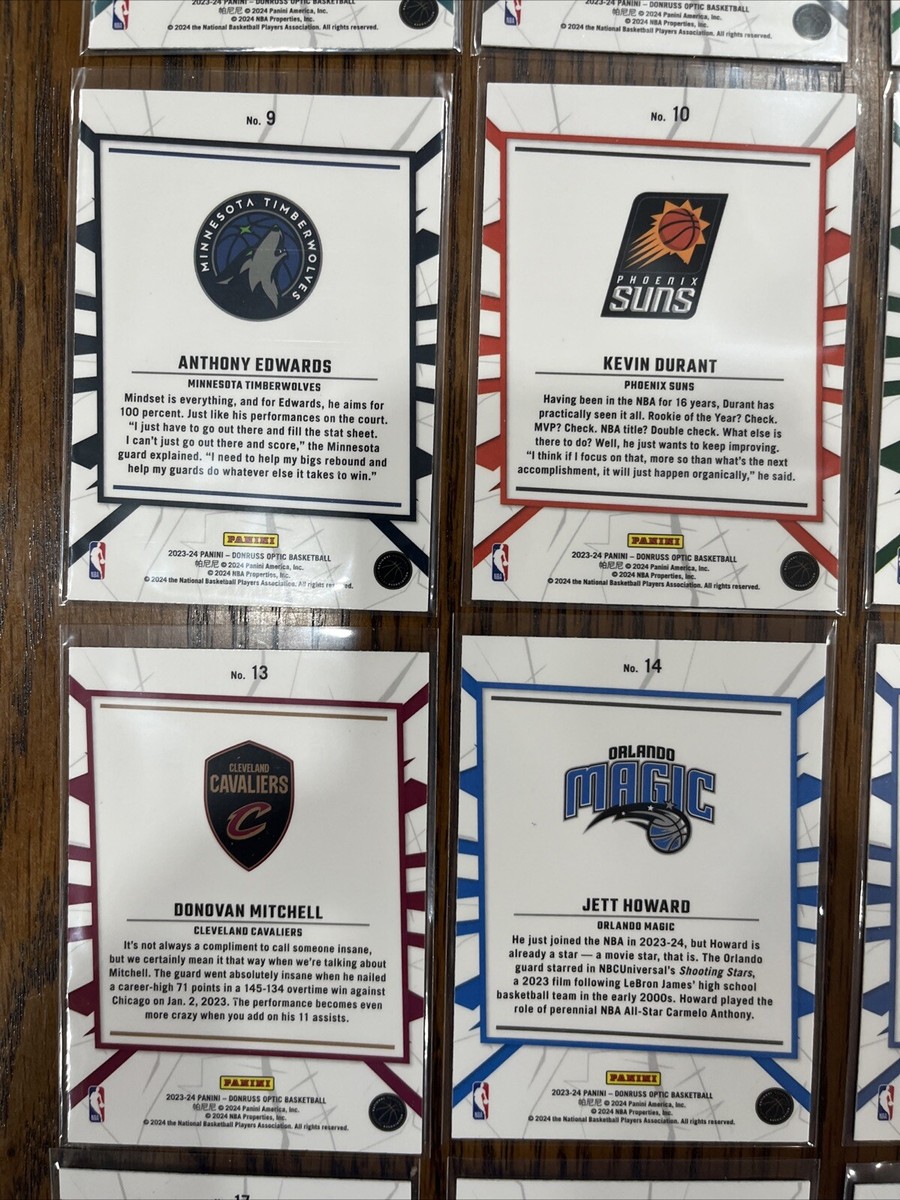 2023-24 Panini Donruss Optic MY HOUSE Complete 20-Card Set, WEMBY