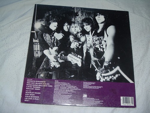 KIX Midnite Dynamite '85 ORIGINAL US 1st press LP - Picture 2 of 2
