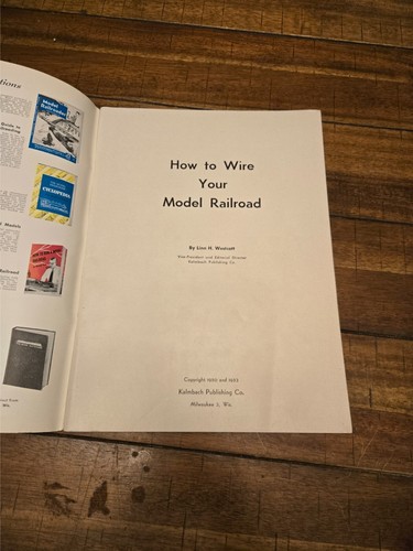 vintage model railroad book ** HOW TO WIRE YOUR MODEL RAILROAD TRAIN SET UP - Picture 2 of 6