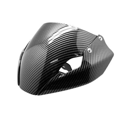 For DUCATI MONSTER 821 / Stealth Carbon Fiber Front Headlight Windshield Fairing