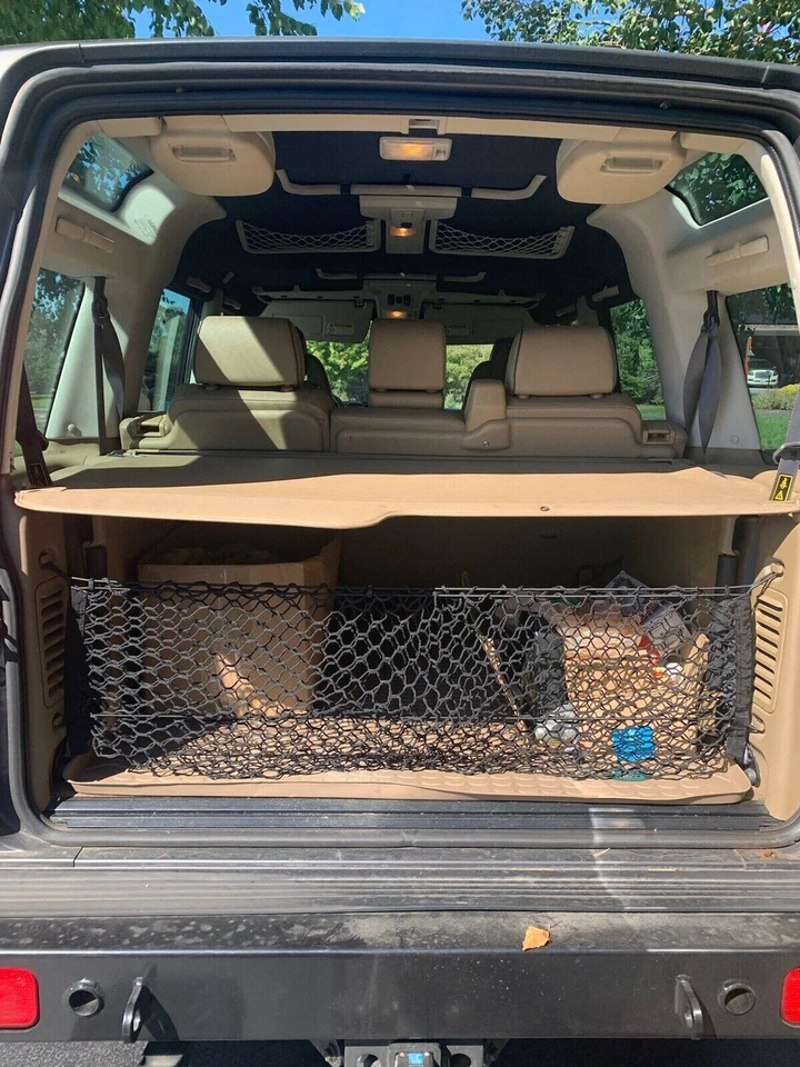 Red de carga organizadora estilo sobre maletero trasero para Land Rover Discovery 1999-2004 Foto 2 de 4