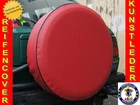 Red spare wheel cover spare wheel cover tire cover 62 x 22 cm