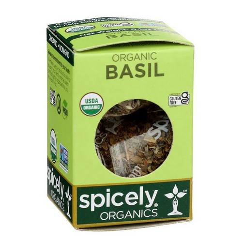Basilic Bio 0,1 Oz (Caisse De 6) Par Spicely Organics | eBay