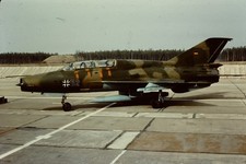German AF Luftwaffe, Mikoyan Gurevich Mig-21 Fishbed 23+52, 1991, aircraft slide