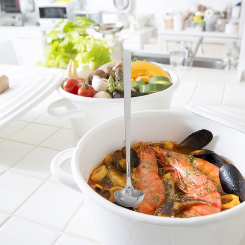 3pcs Stainless Steel Ladle Cooking Long Spoon Long Handle Water Scoop Large - Picture 6 of 12