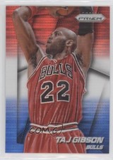 2014-15 Panini Prizm Red White & Blue Pulsar Prizm Taj Gibson #132 6o3