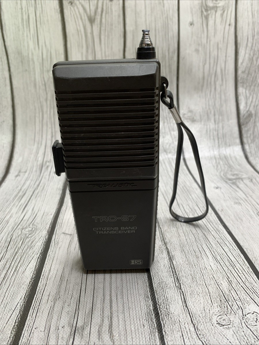 Realistic TRC-87 Walkie Talkie Citizen Band Transceiver UNTESTED