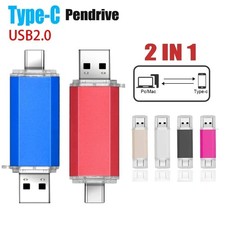 USB 2.0 Type C Flash Drive OTG High-Speed Data Memory Storage for Phone