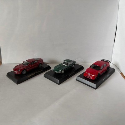 Mini car set of 3 Jaguar E-type and others