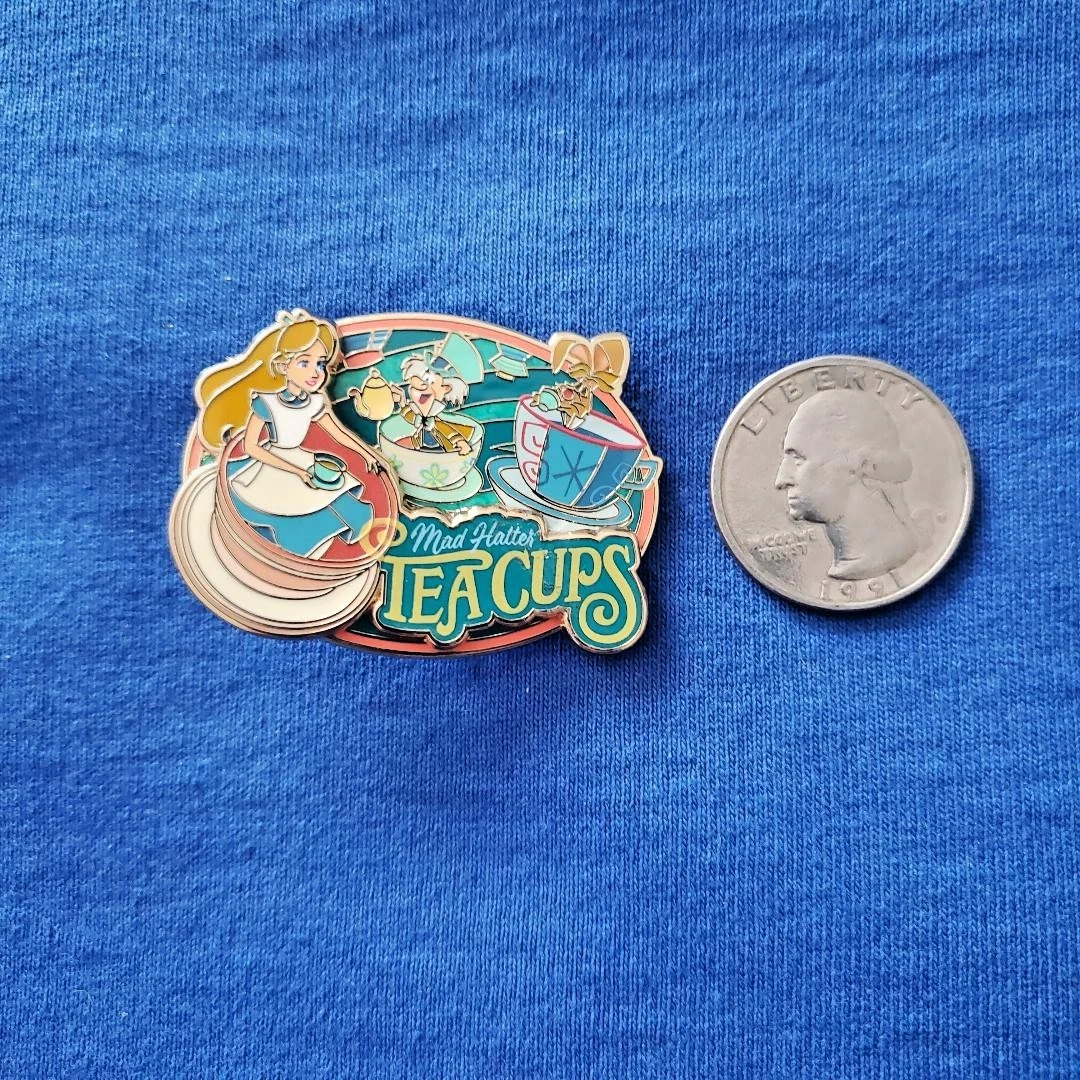 Alice in Wonderland Disney Attraction & Ride Pins (1968-Now) for
