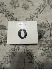 JRing Smart Ring Heart Rate Monitor Blood Oxygen Sleep Tracker Size 8 Black