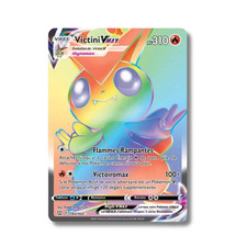 Carta Pokémon Francese - Victini VMAX 165/163 - EB5 Stili di Combattimento
