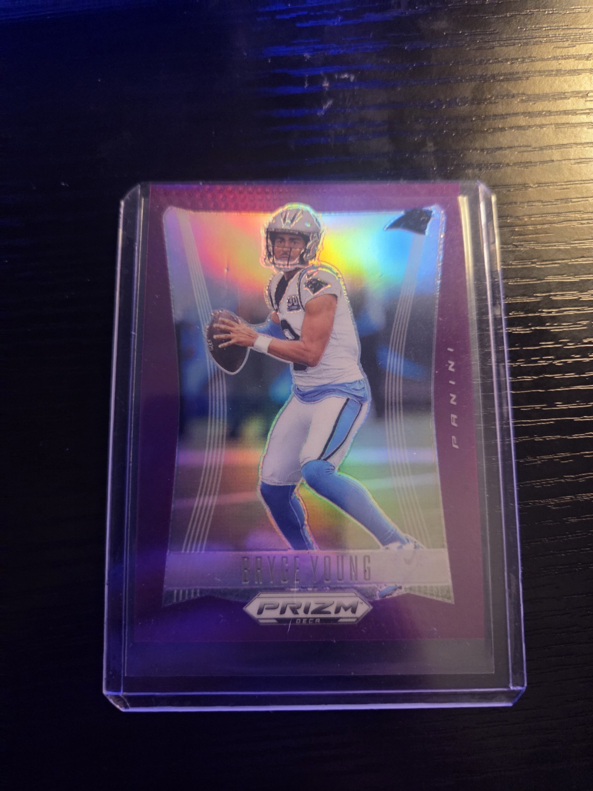 2024 Panini Prizm Deca Purple Prizm 12/99 Bryce Young #41
