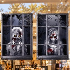 Rideaux de Porte Halloween Polyester Fantôme Garçon Fille Décoration