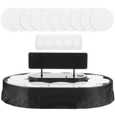 Reusable Rotating Dessert Display Stand with Turntable for Kitchen and Dining