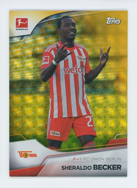 2022-23 Sheraldo Becker Topps Bundesliga Foilfractor FC Union Berlin Card 1/1