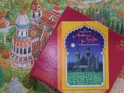 Springbok Mystery Puzzle of the Arabian Nights COMPLETE 500 pc Solution Included