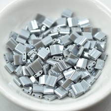 5MM Tila 5 grams Beads Opaque Gray Luster Miyuki No. 443