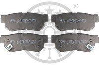 Optimal BP-12268 BremsklöTze, BremsbeläGe Hinten FüR Hyundai Santa FÉ I (Sm)