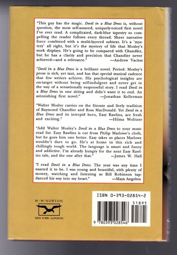 1990 DEVIL IN A BLUE DRESS Walter Mosley, signed - 第 2/5 張圖片